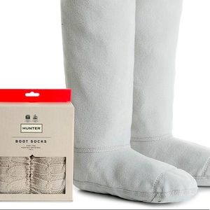 NWT Hunter Glitter Grey Tall Boot Socks